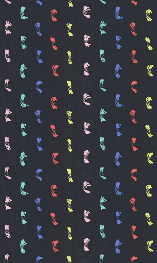 Warp & Weft ooh Lucky Lucky by Alexia Marcelle Abegg : Flicker Soft Black Multi RS4128 12 (Estimated Arrival Mar. 2025)