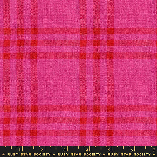 Mystic Fable Warp & Weft by Alexia Abegg : Horizon Plaid Pink RS4160 11