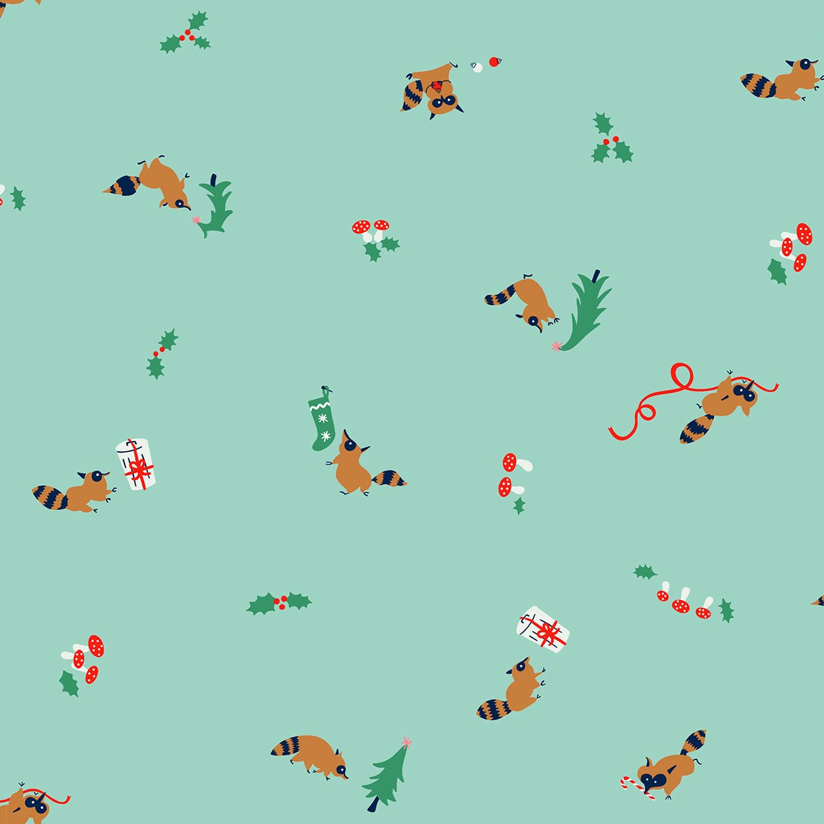 Jolly Darlings by Ruby Star Society Collaborative : Tanuki Racoon Frost RS5083 13