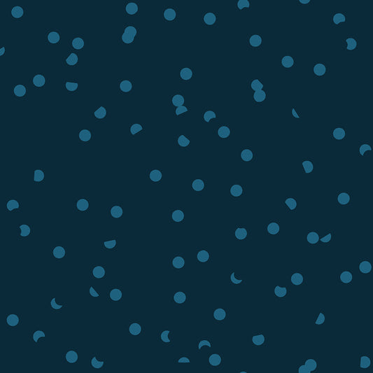 Sidekicks by Ruby Star Society Collaborative : Hole Punch Dot Teal Navy RS5220 25