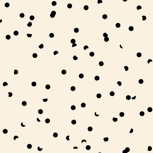 Sidekicks by Ruby Star Society Collaborative : Hole Punch Dot Black On Natural RS5220 50