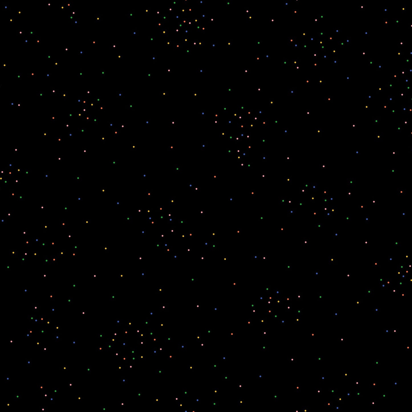 Sidekicks by Ruby Star Society Collaborative : Sugar Multi On Black RS5222 49