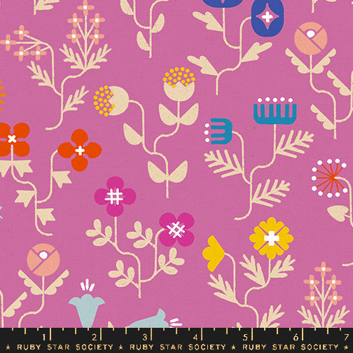 Salutations by Rashida Coleman-Hale - CANVAS Forget Me Not Heliotrope RS1098 17L