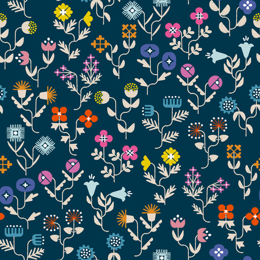 Salutations by Rashida Coleman-Hale - CANVAS Navy RS1098 19L