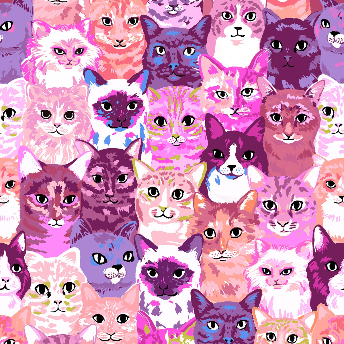 Oops All Cats by Sarah Watts : Fabric Bundles