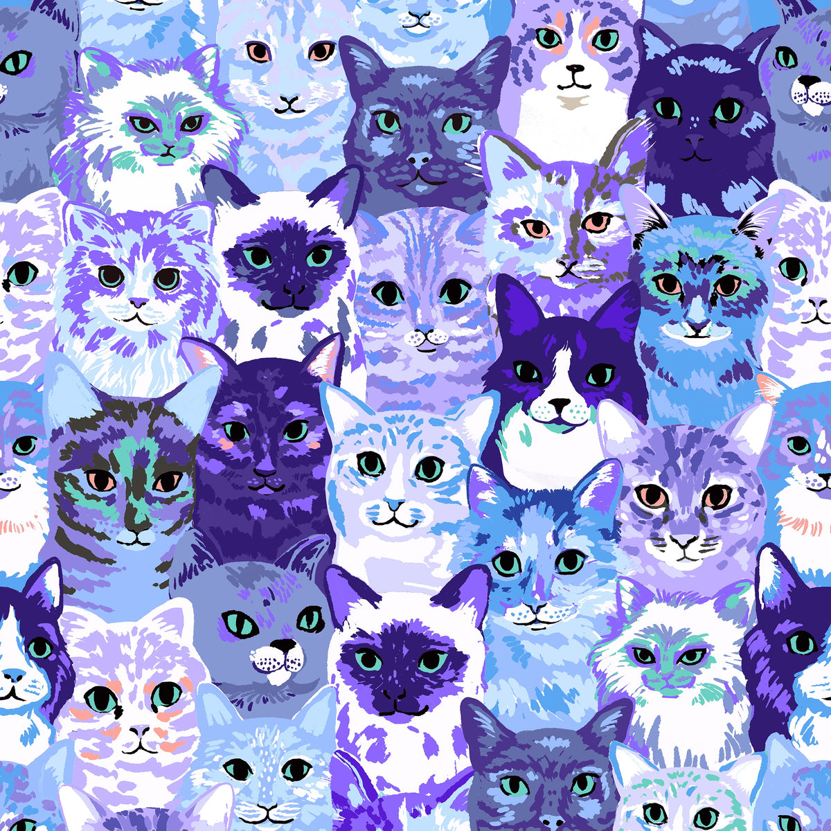 Oops All Cats by Sarah Watts : Fabric Bundles