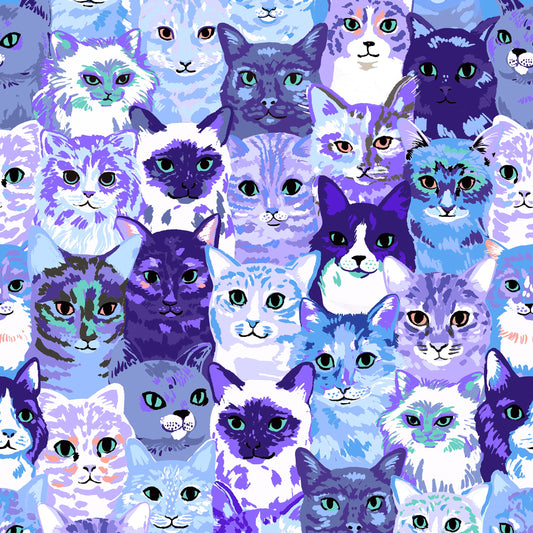 Oops All Cats by Sarah Watts : Hundreds of Cats Blue RS2146 13