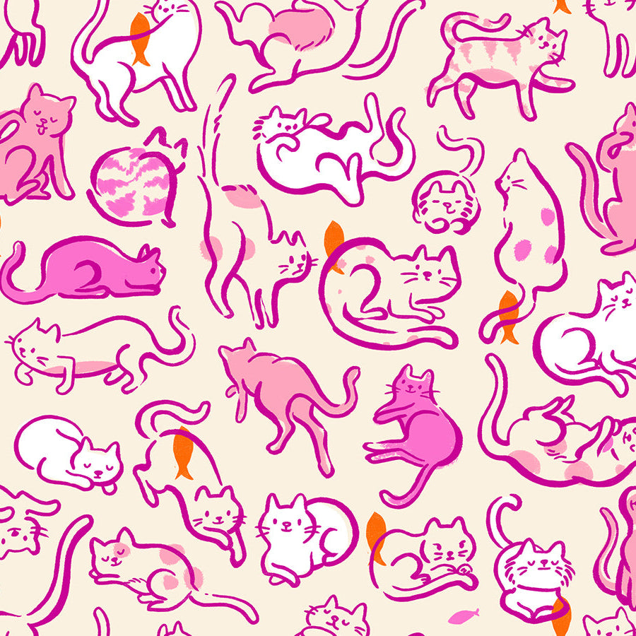 Oops All Cats by Sarah Watts : Fabric Bundles