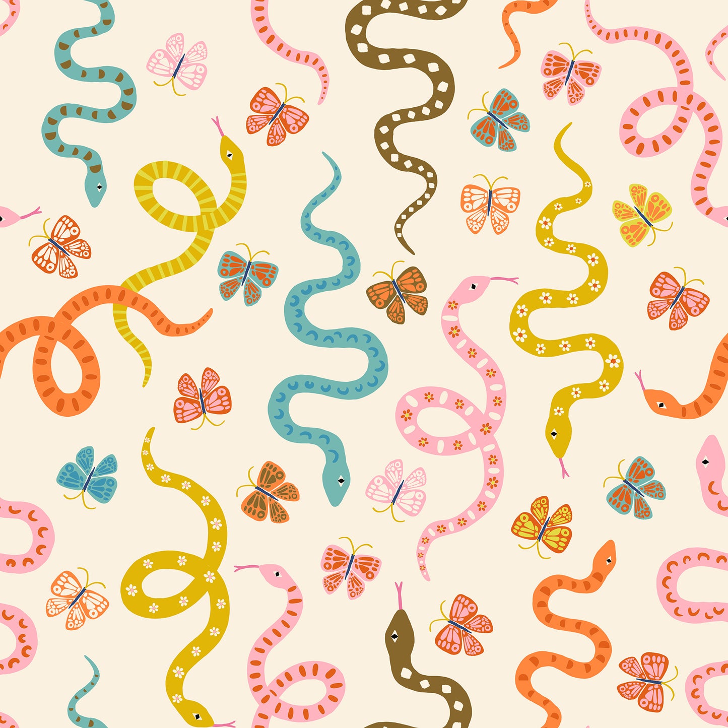 Ooh Lucky Lucky by Alexia Marcelle Abegg : Garden Snake Natural RS4114 11