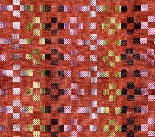 Mystic Fable Warp & Weft by Alexia Abegg : Flowers Terracotta RS4154 11