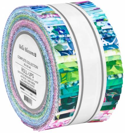 Bella Blossoms by RFK Collection - 2.5" Strip Roll -  Special Order (Expected May 2025)