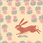Rabbit by Heather Ross : 54542W-1DES 108" Quilt Back