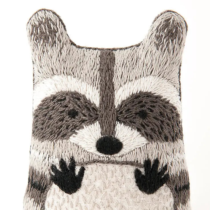 Raccoon Embroidery Doll Kit