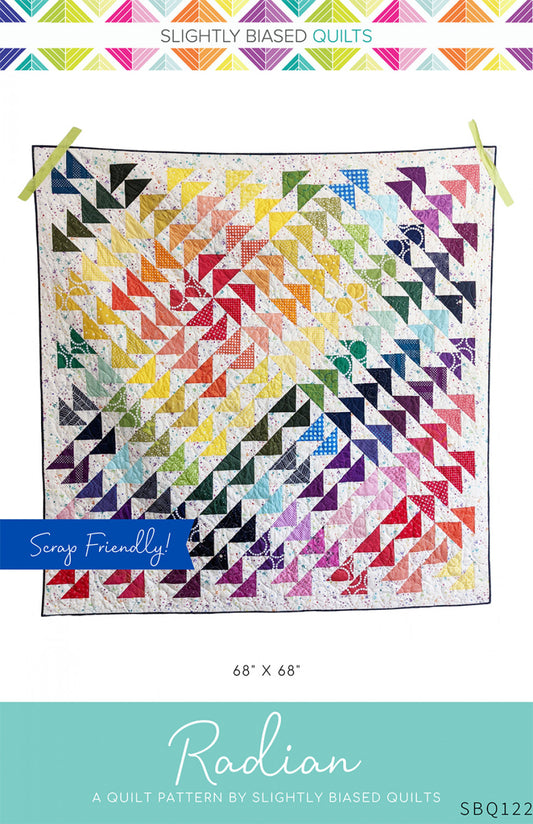 Radian Quilt Pattern by Slightly Biased Quilts