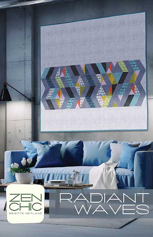 Radiant Waves Quilt Pattern by Zen Chic