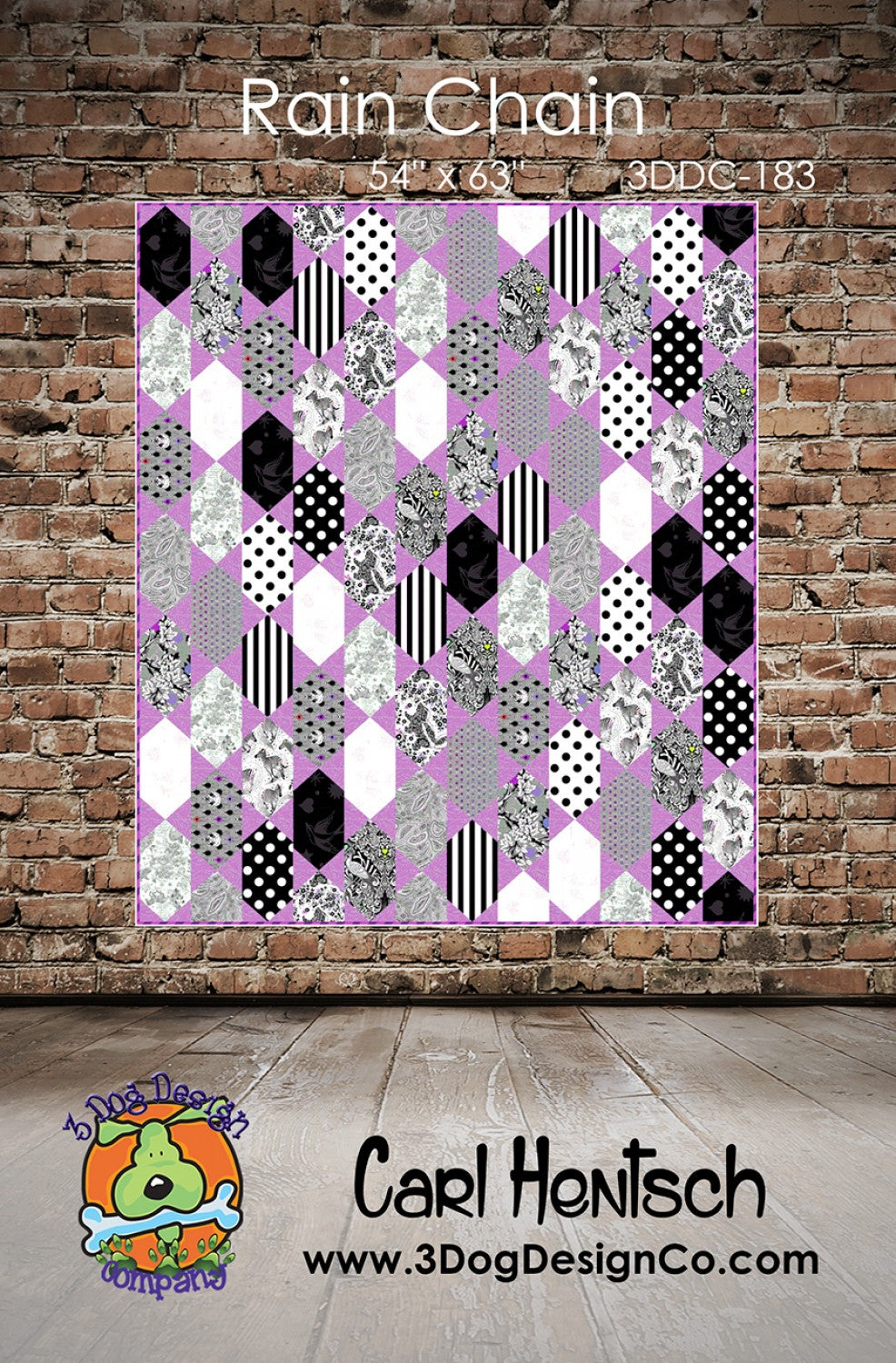 Rain Chain Quilt Pattern by 3 Dog Design - Special Order