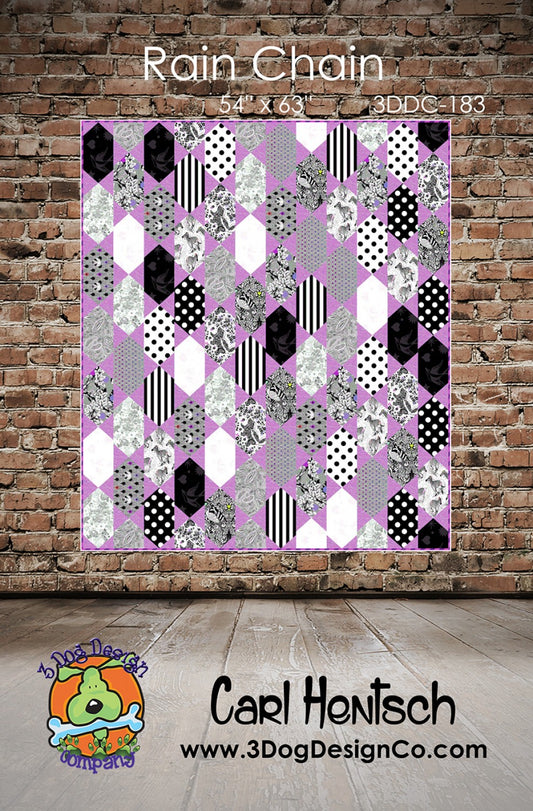 Rain Chain Quilt Pattern by 3 Dog Design - Special Order