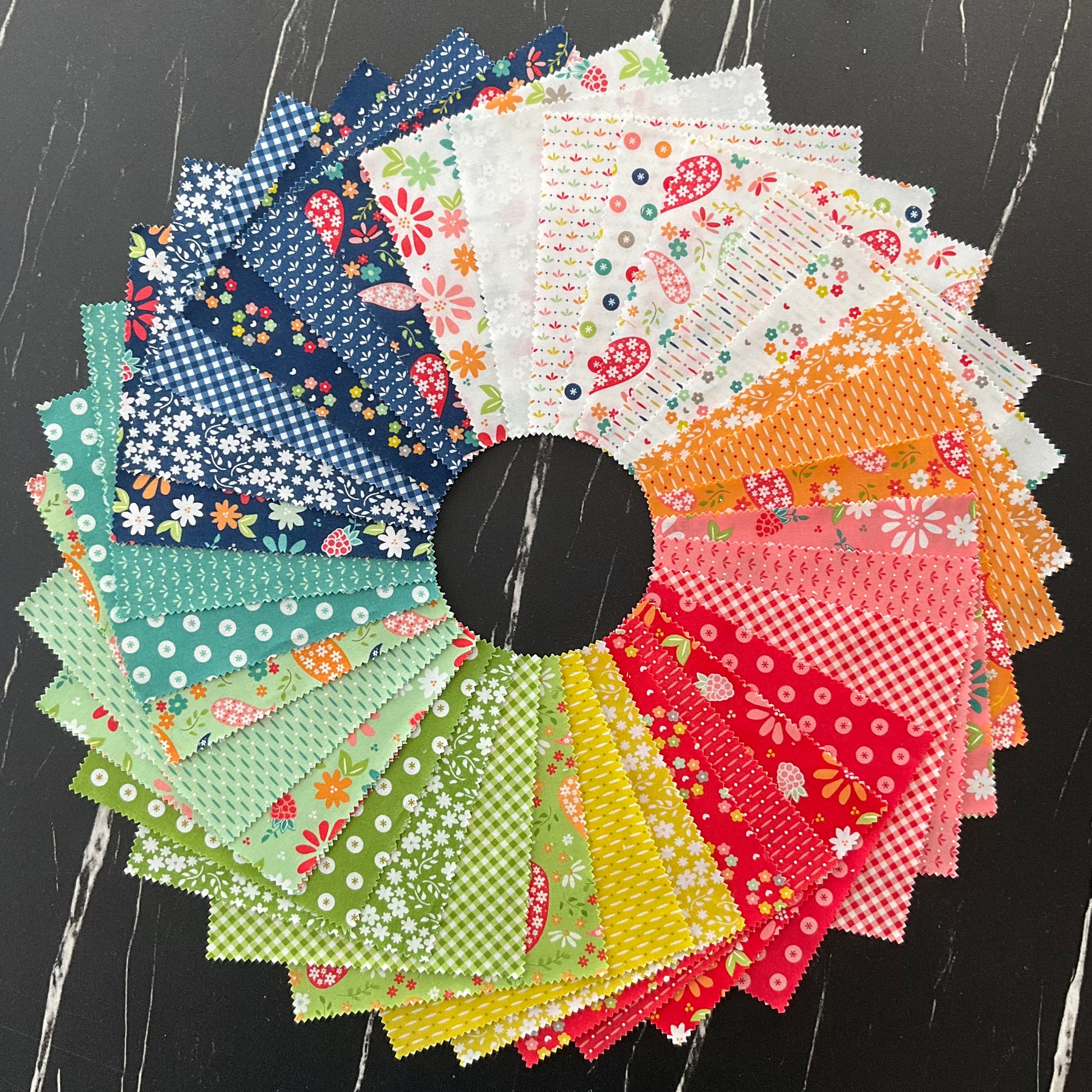 Raspberry Summer by Sherri & Chelsea : Charm Pack