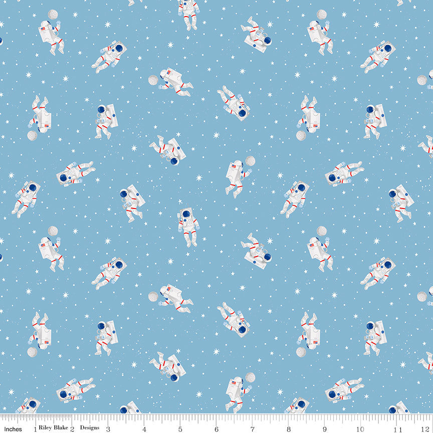 Reach For The Stars with NASA by Riley Blake Designs : Astronauts Sky C18333-SKY