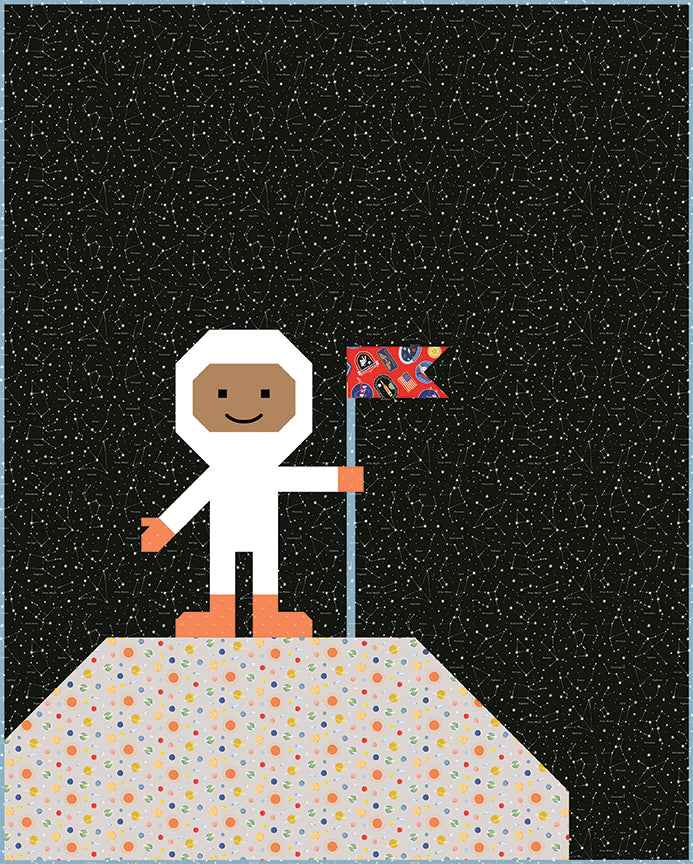 Reach For The Stars with NASA by Riley Blake Designs : First Steps Quilt Reference