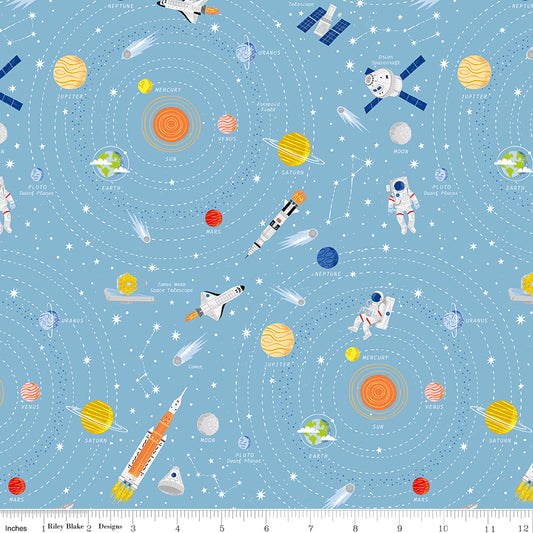 Reach For The Stars with NASA by Riley Blake Designs : Galaxy Sky C18330-SKY
