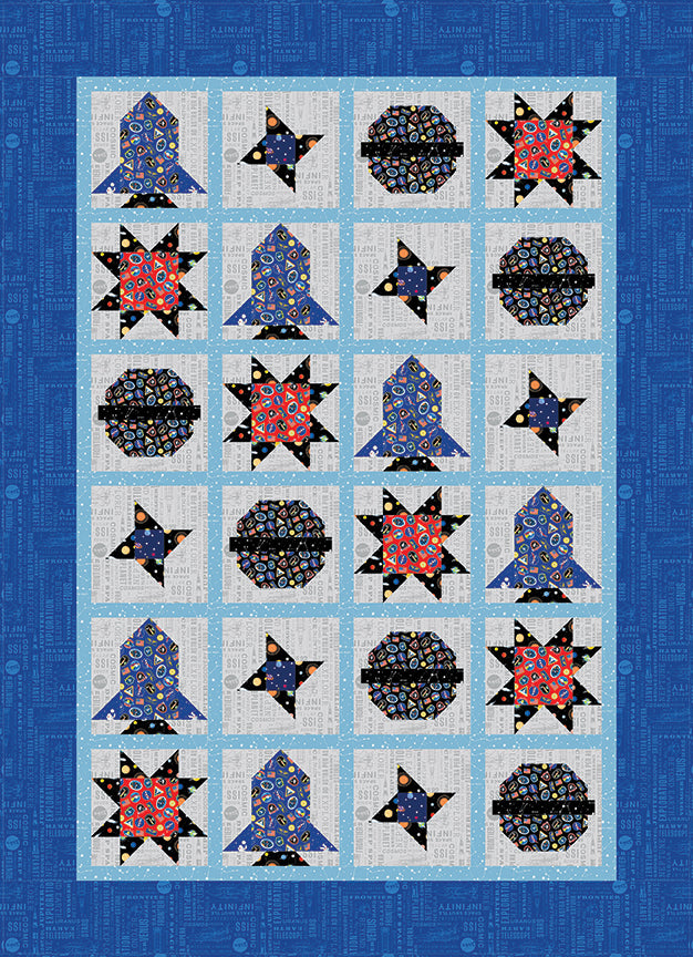 Reach For The Stars with NASA by Riley Blake Designs : People in Space Quilt Reference
