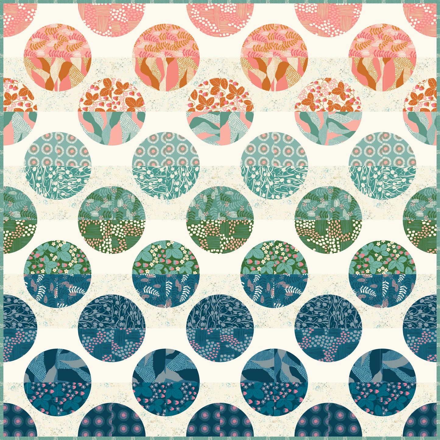 Reimagined Landscapes by Jen Hewett : Dot Matrix Quilt Kit