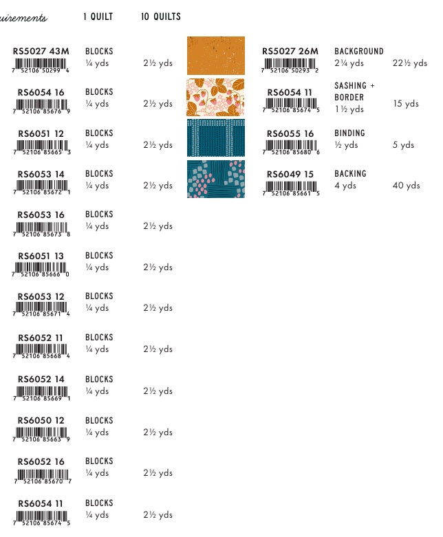 Reimagined Landscapes by Jen Hewett : Dresden Swirl Quilt Kit