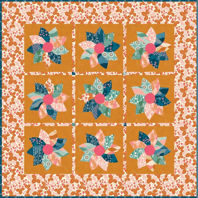 Reimagined Landscapes by Jen Hewett : Dresden Swirl Quilt Kit