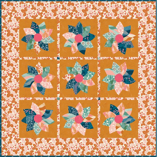 Reimagined Landscapes by Jen Hewett : Dresden Swirl Quilt Kit