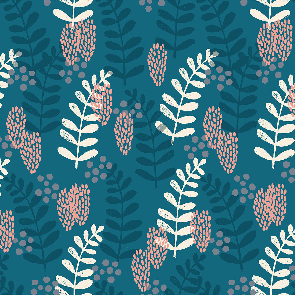 Reimagined Landscapes by Jen Hewett : Fern Dell Teal RS6051 15