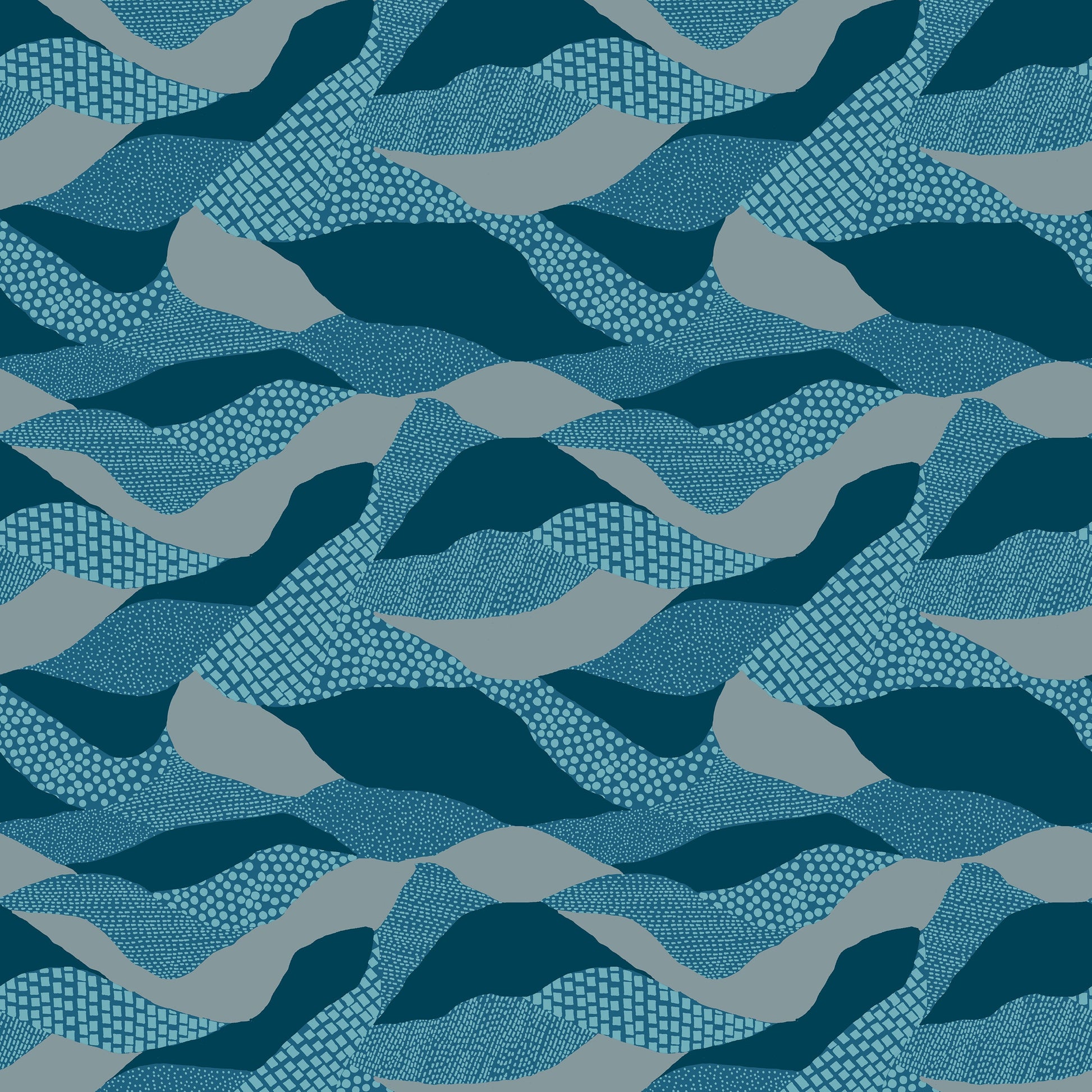 Reimagined Landscapes by Jen Hewett : Lands End Teal RS6053 16