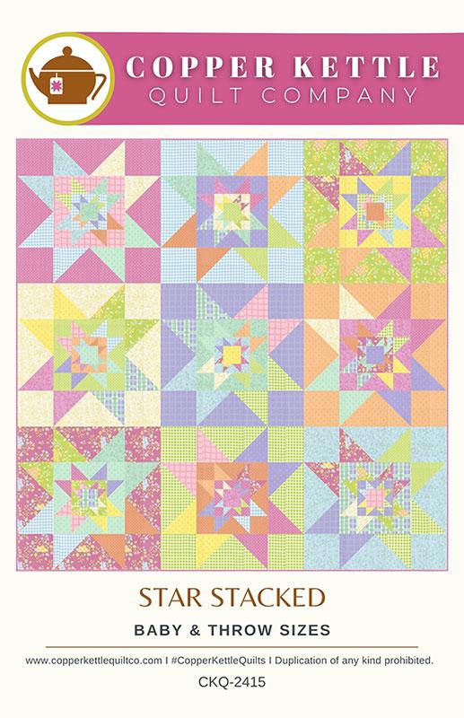 Reimagined Landscapes by Jen Hewett : Star Stacked Quilt Kit
