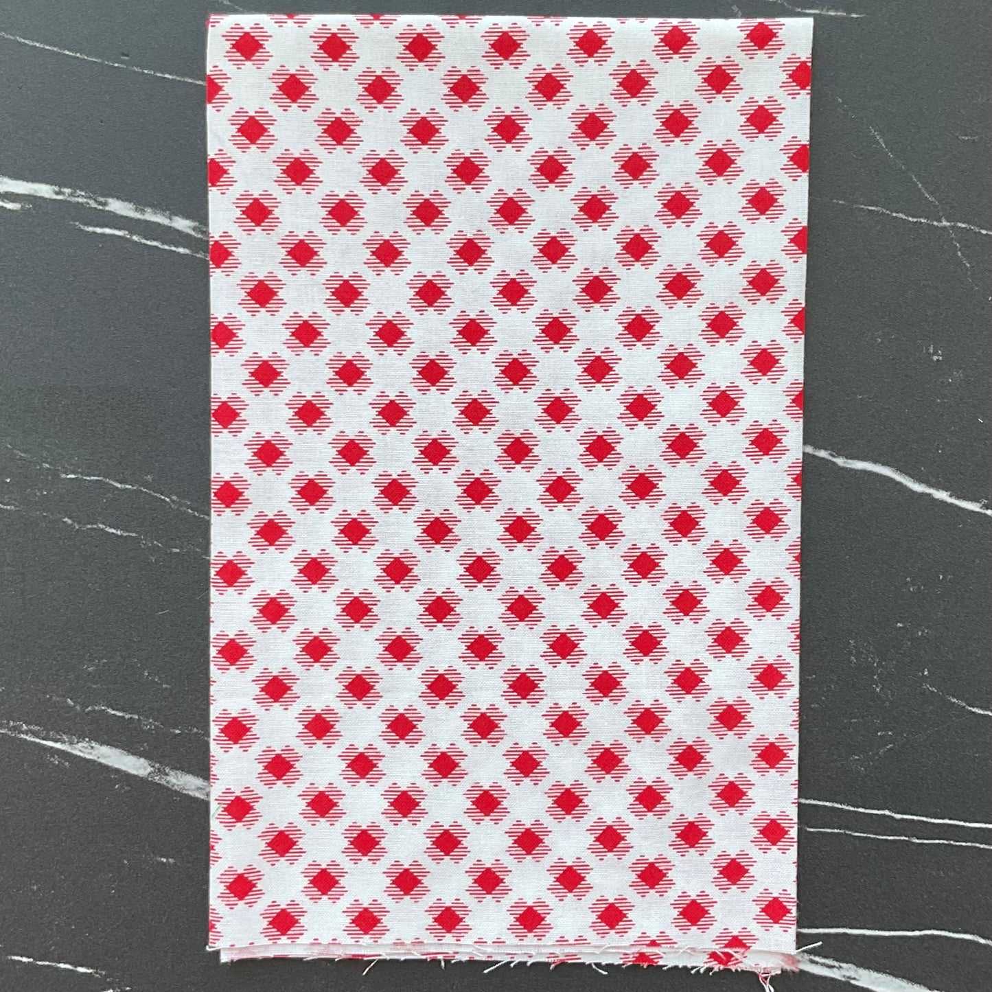 Reindeer Games by Me and My Sister Designs - Checkered Squares - Poinsettia Red 22444 23