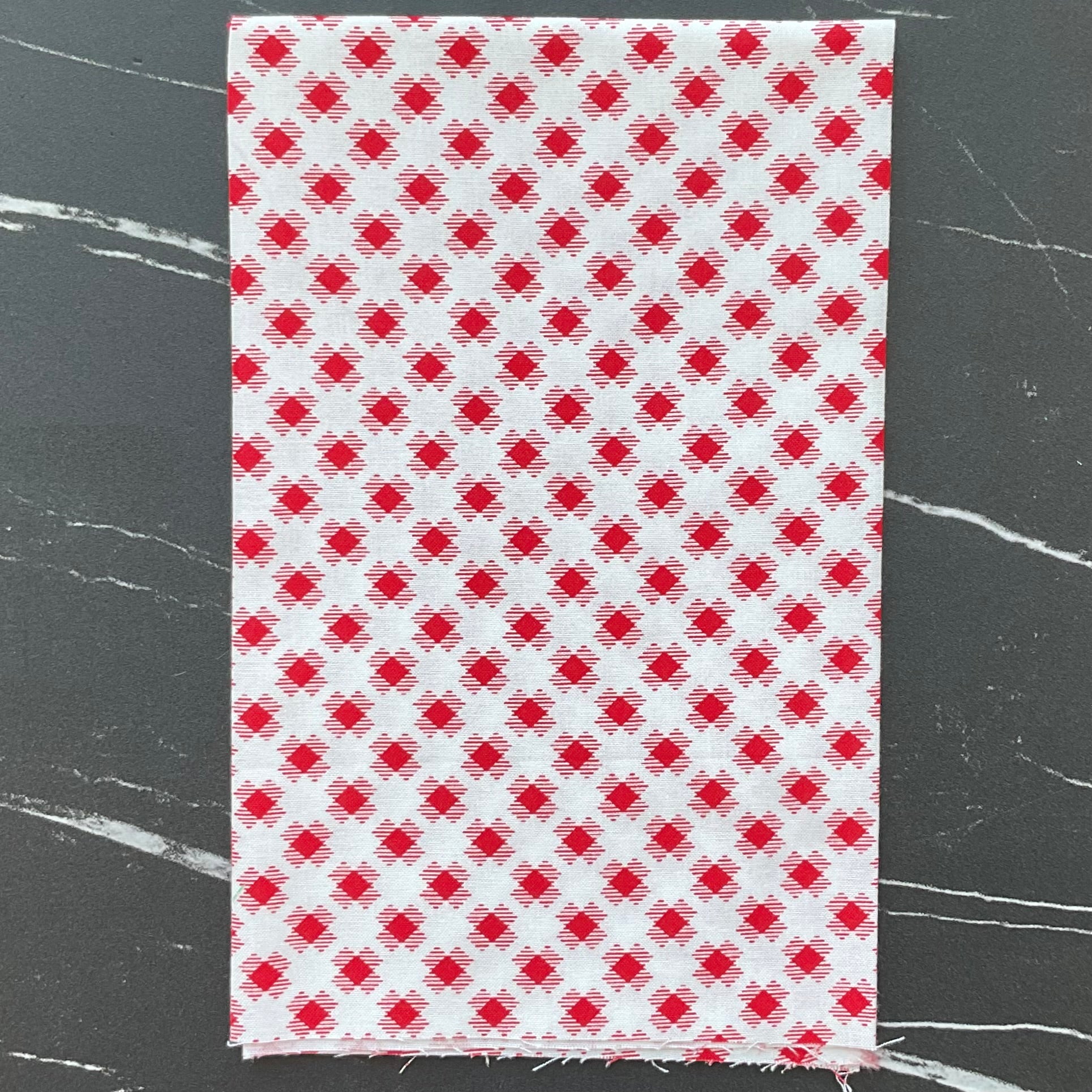 Reindeer Games by Me and My Sister Designs - Checkered Squares - Poinsettia Red 22444 23