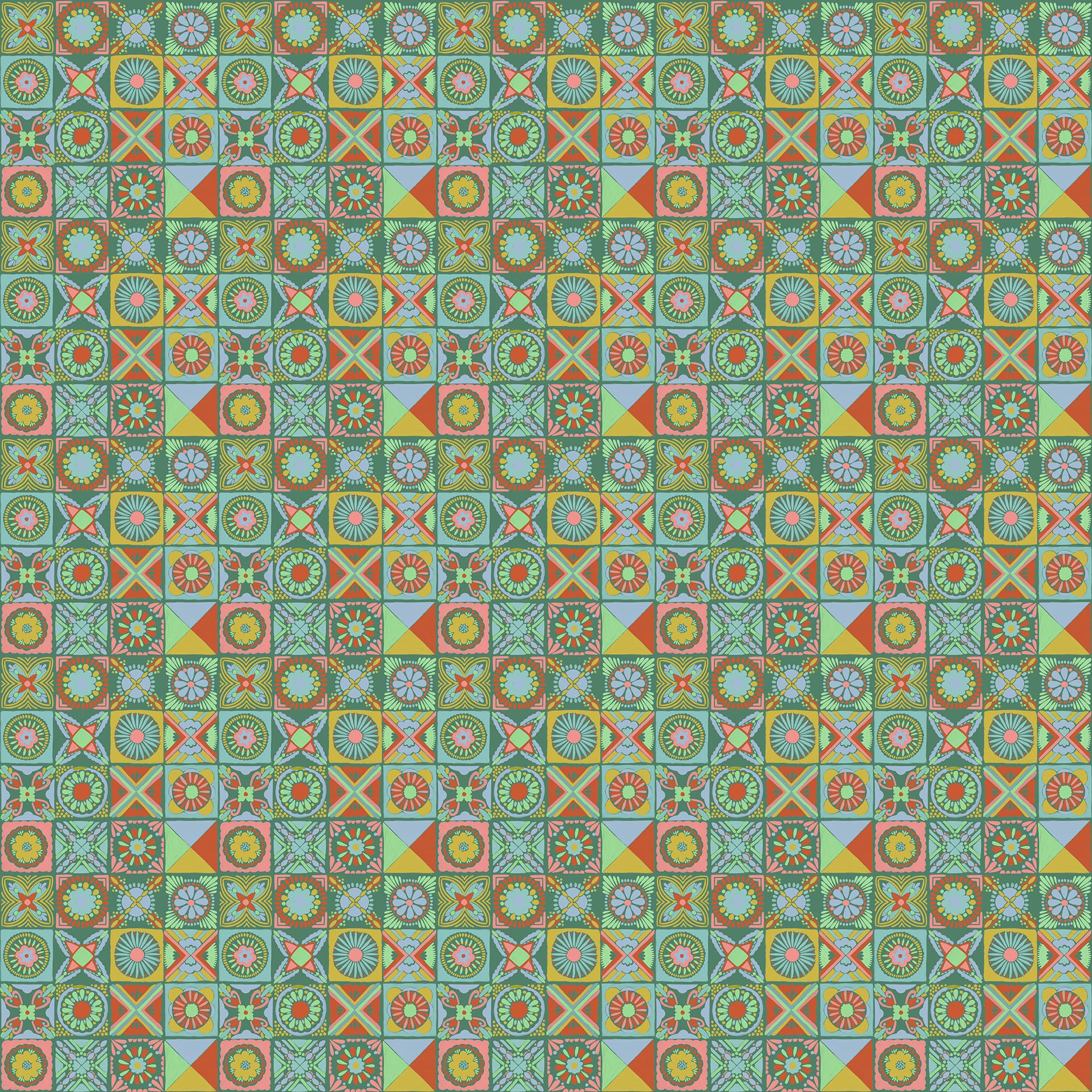 Rhapsody by Anna Maria Textiles : Cottage Kitchen Jade AMT168-74V