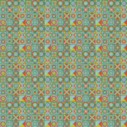 Rhapsody by Anna Maria Textiles : Cottage Kitchen Jade AMT168-74V