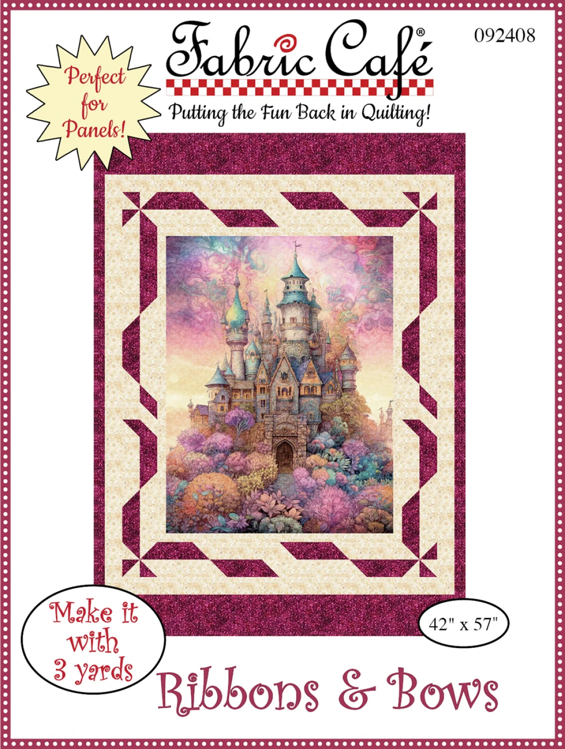 Ribbons & Bows Quilt Pattern by Fabric Cafe