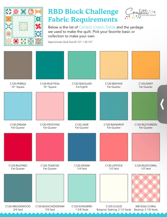 Riley Blake Block Challenge Fabric Bundle