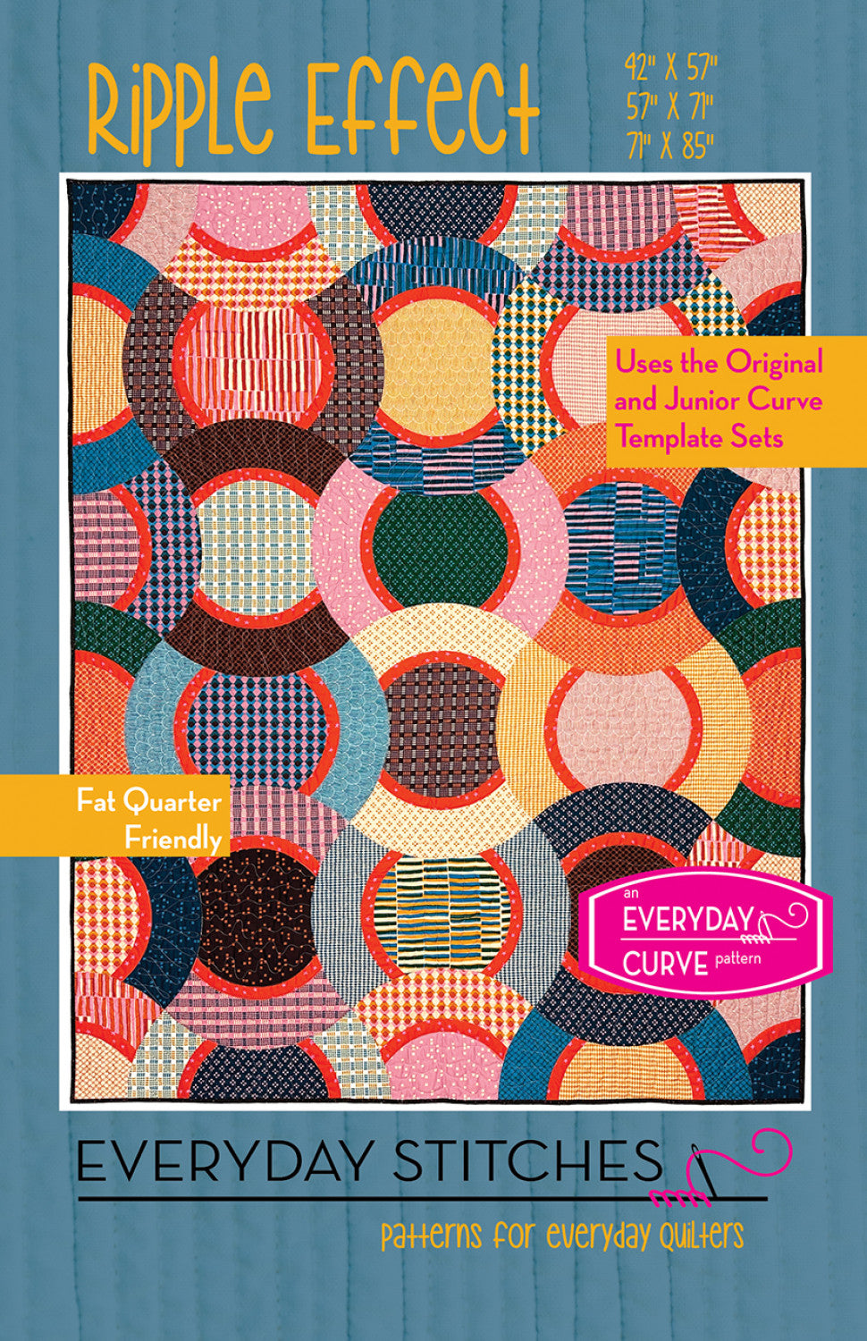 Ripple Effect Quilt Pattern by Everyday Stitches