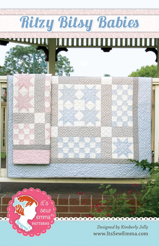 Ritzy Bitsy Babies Quilt Pattern by It’s Sew Emma