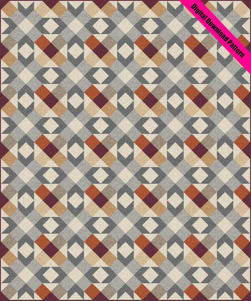 Whimsical Forest Floor by Mel Armstrong : Rock Garden Quilt Kit
