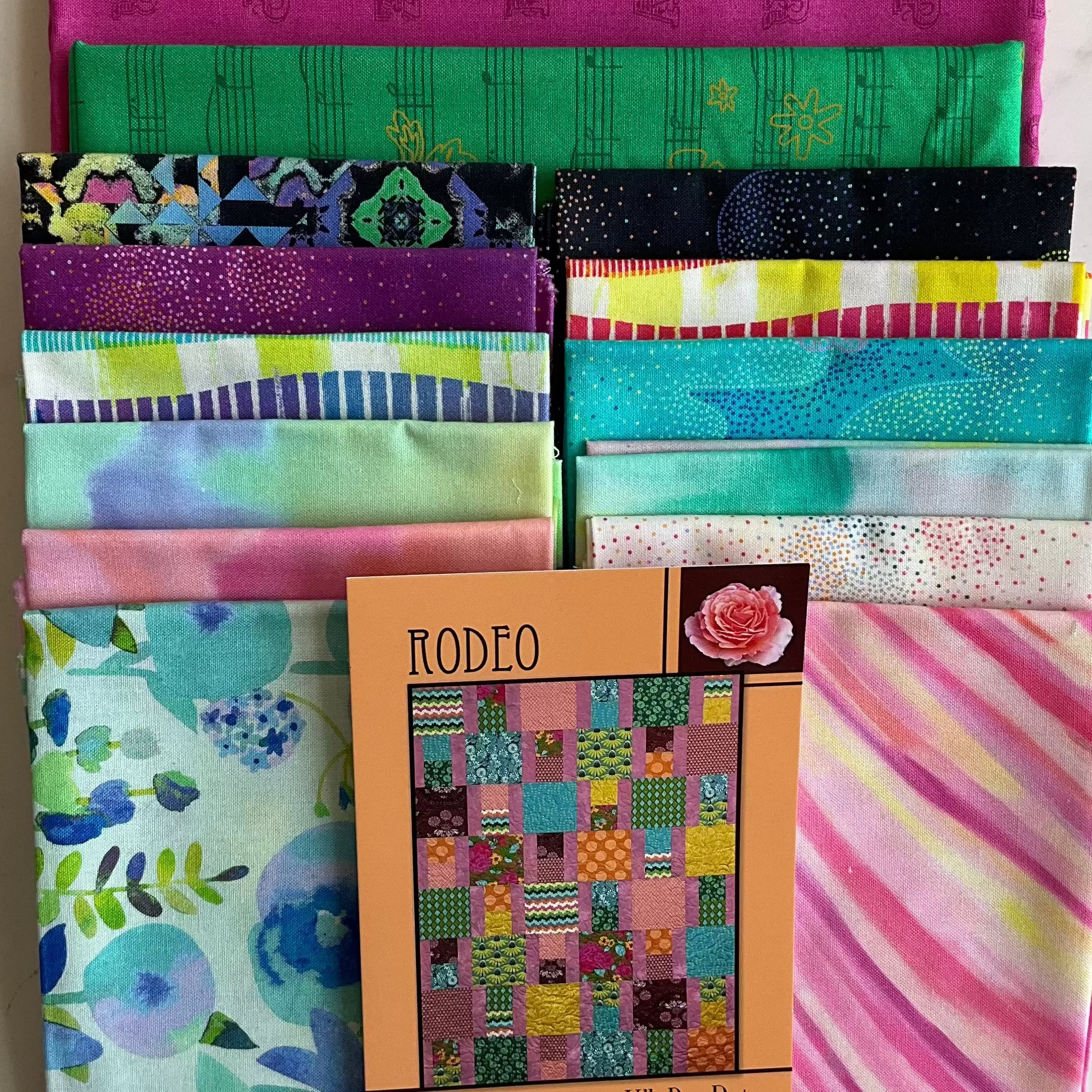 Rodeo Quilt Kit featuring Gradient Auras by Moda Fabrics - 1 Left ...