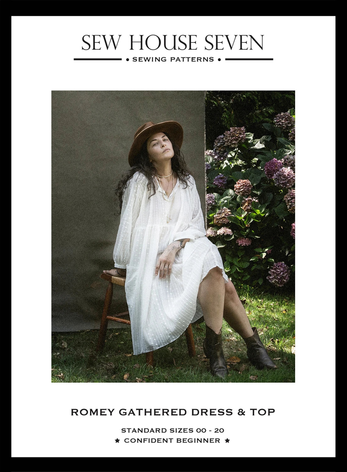 Romney Gathered Dress & Top Pattern by Sew House Seven - Size 00-20 - Special Order