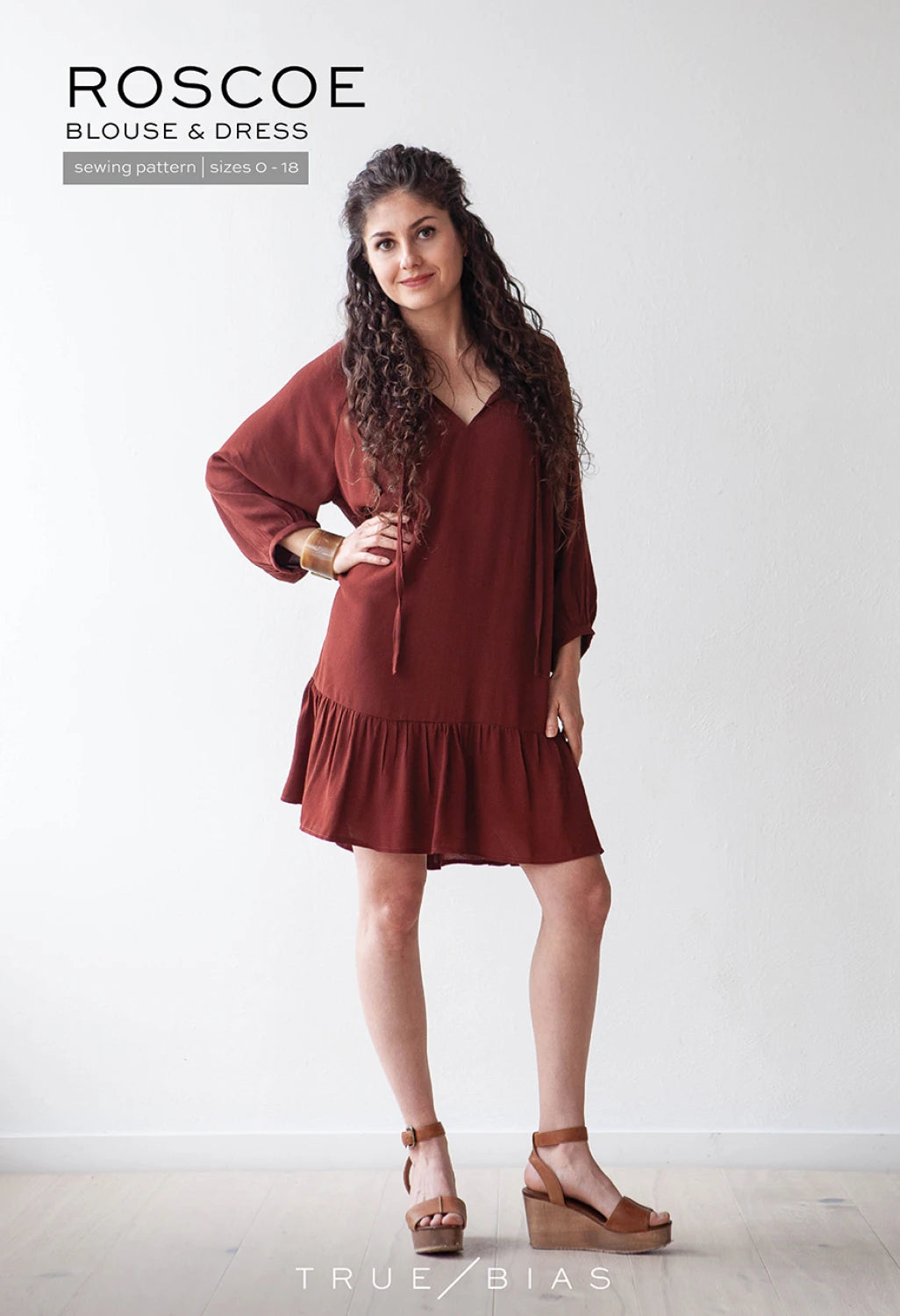 Roscoe Dress Pattern by TrueBias Patterns : Size 0-18 - Special Order