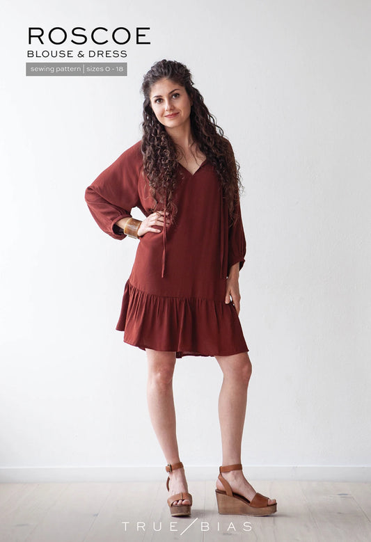 Roscoe Dress Pattern by TrueBias Patterns : Size 0-18 - Special Order