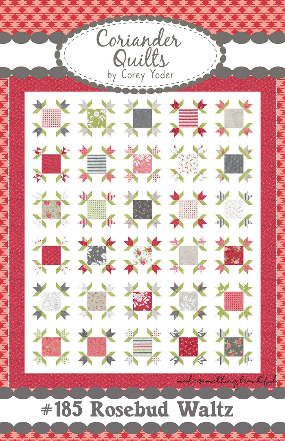 Rosebud Waltz Quilt Pattern by Corriander Quilts - Special Order