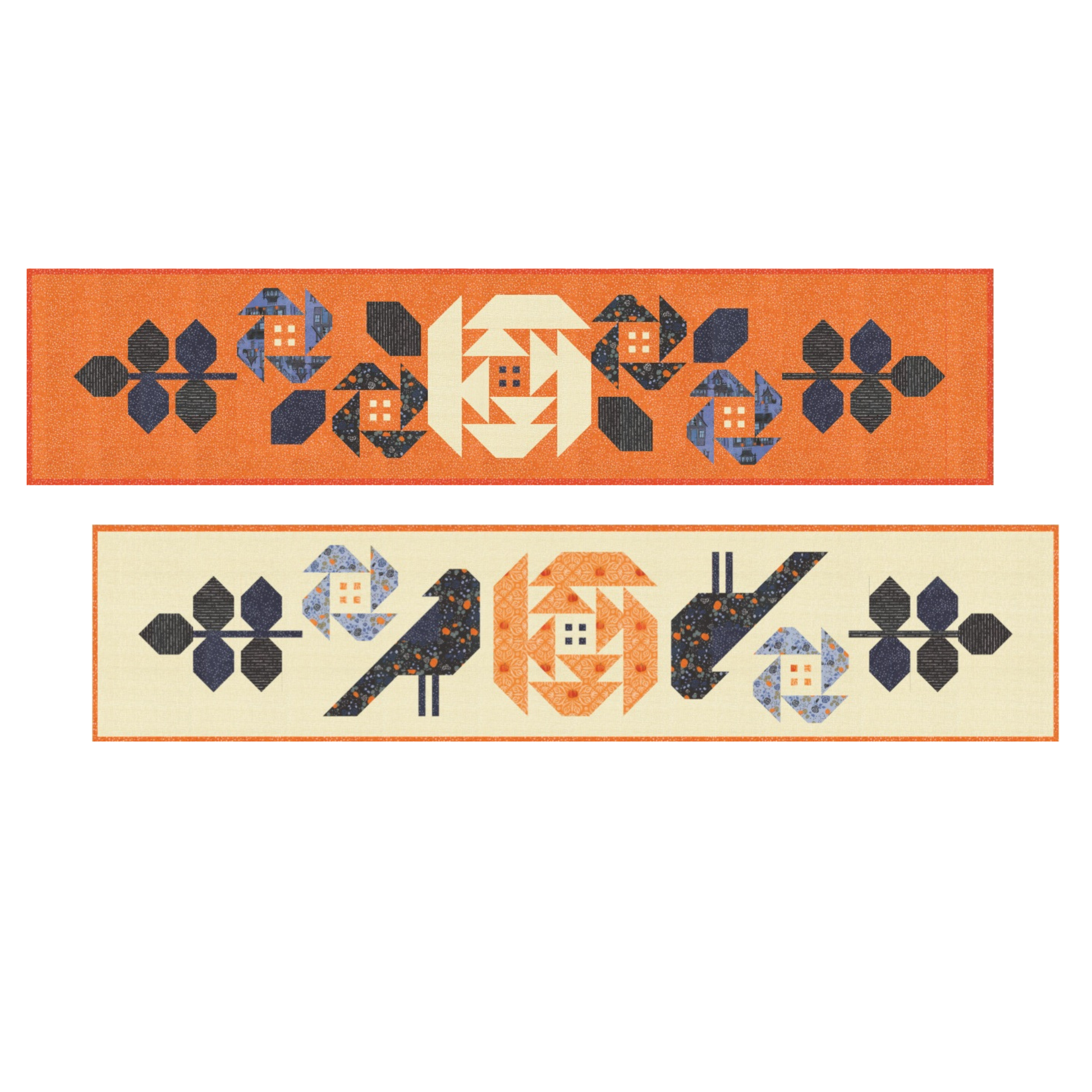 Roses in the Garden Table Runner Pattern by Robin Pickens