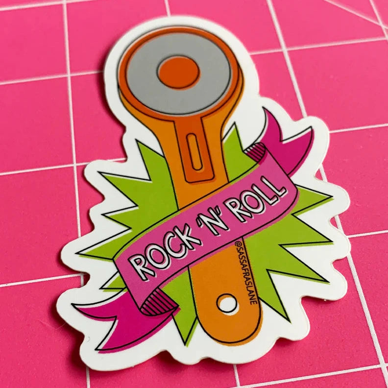 Rotary Cutter Sticker by Sassafras Lane