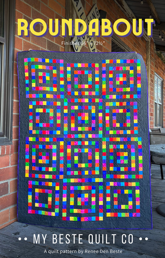 Roundabout Quilt Pattern by My Beste Quilt Co.